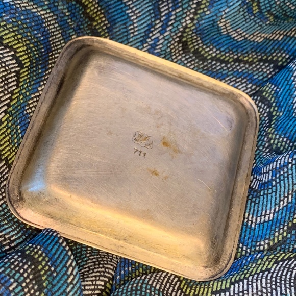 WB MFG CO silver plate trinket dish - Picture 4 of 4